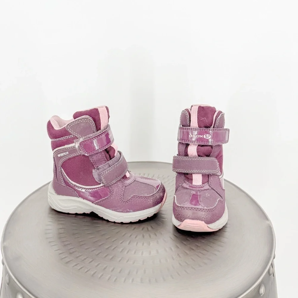 Geox Purple/Pink winter waterproof snow Boots